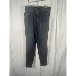 Lane Bryant Women's Jeans size 16 long dark wash stretch denim‎ high rise skinny
